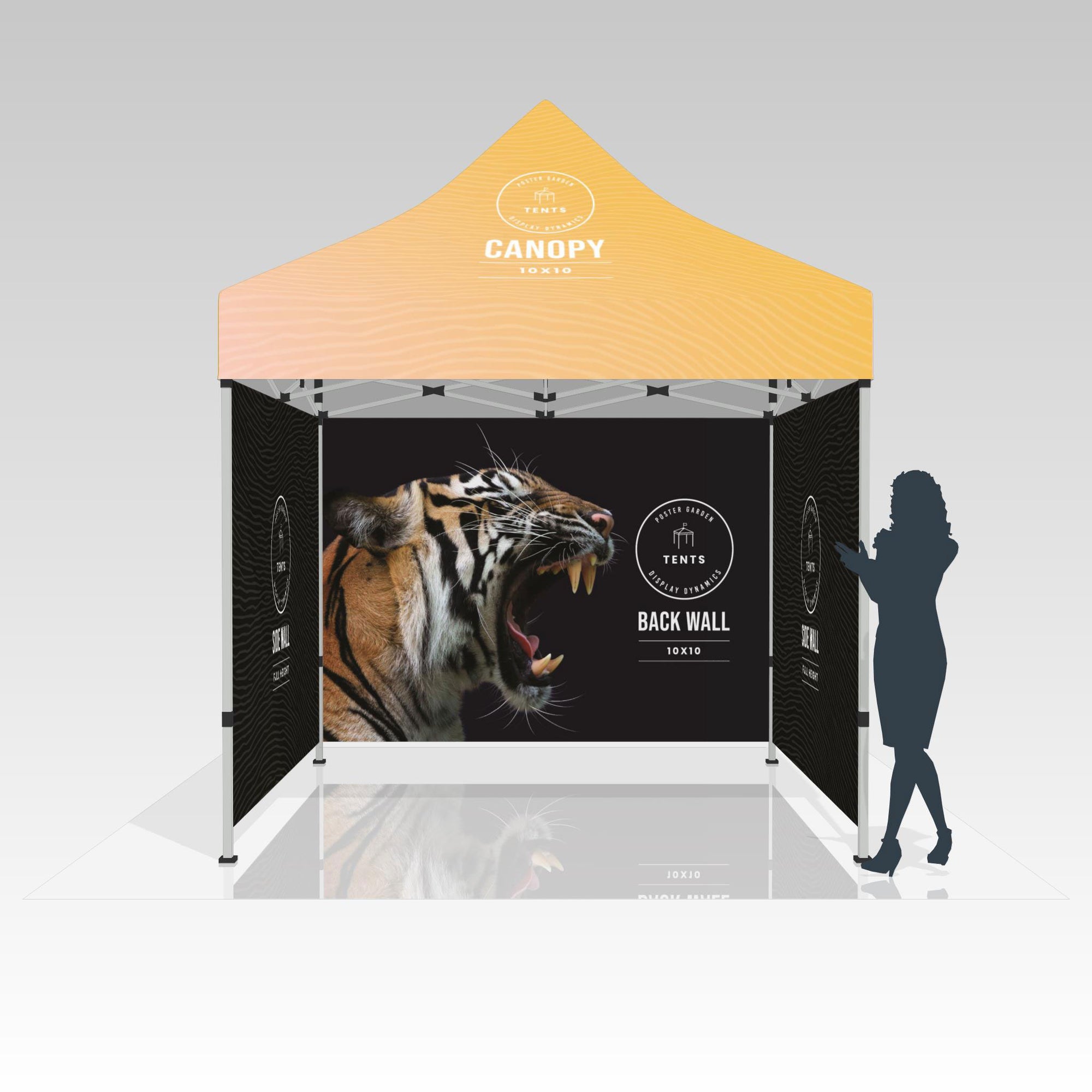 Tent 10' x 10' - Full Sidewall Kit