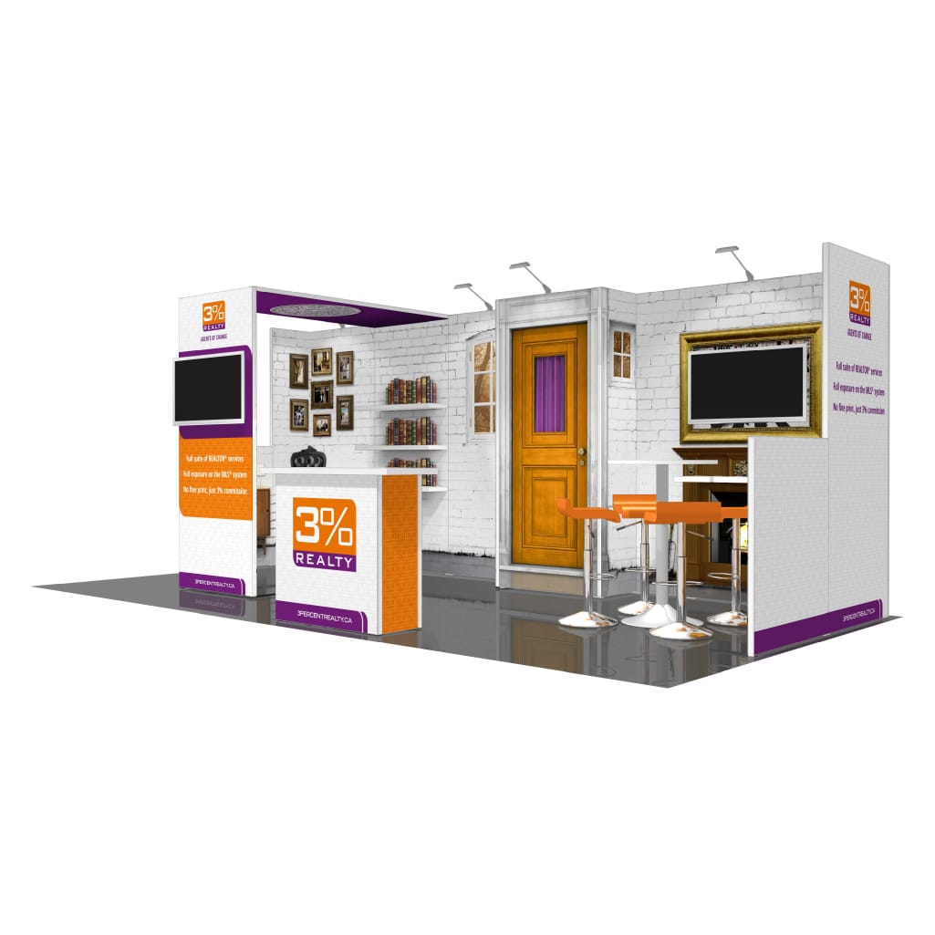H-line Booth Solution (10' x 20') – 01