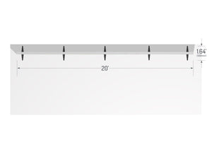 Freestanding Lightbox (Single-Sided) 20' x 6' (View 05)