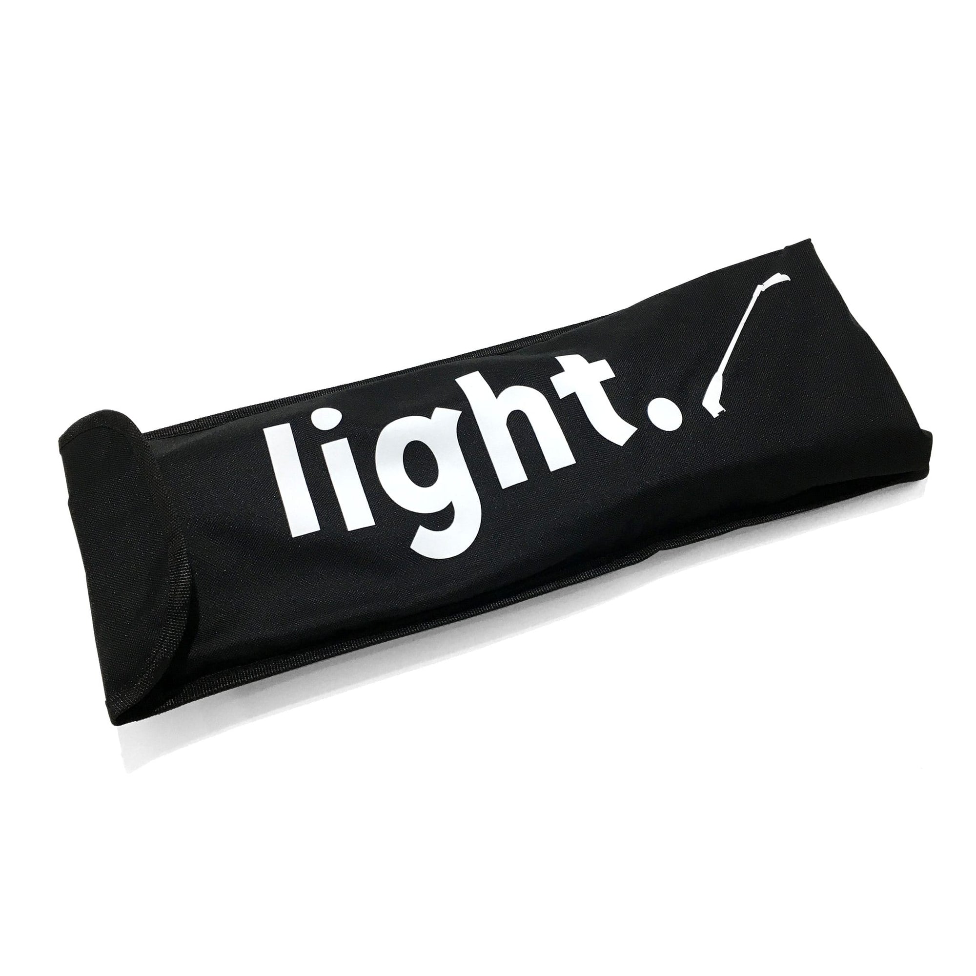 Padded bag for LED spotlight w/ print