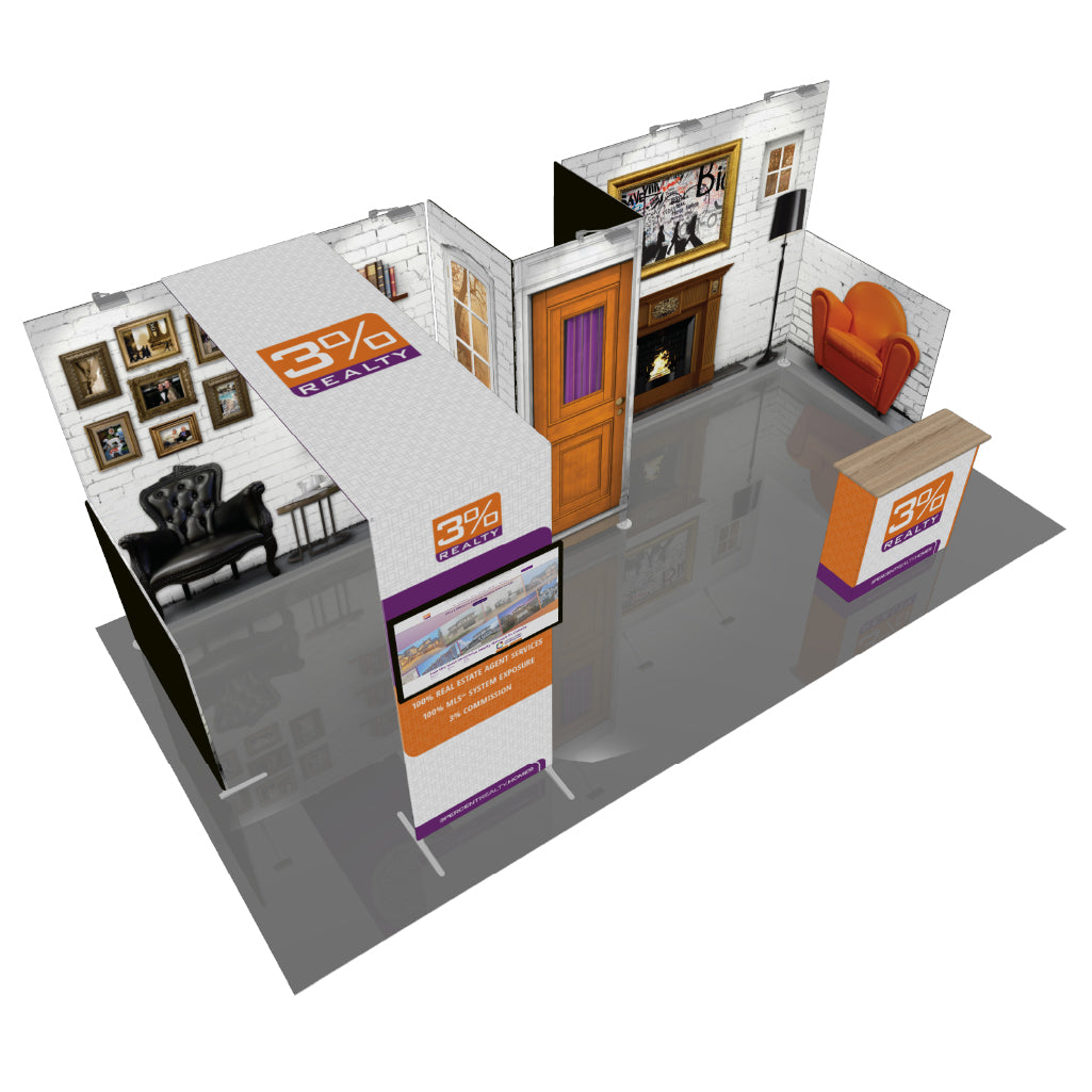 Contour Booth Solution (10&#39; x 20&#39;) - 10
