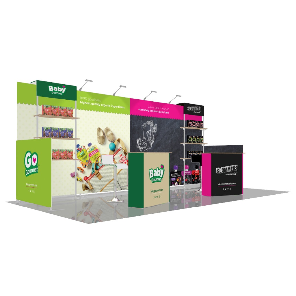 Contour Booth Solution (10&#39; x 20&#39;) - 12