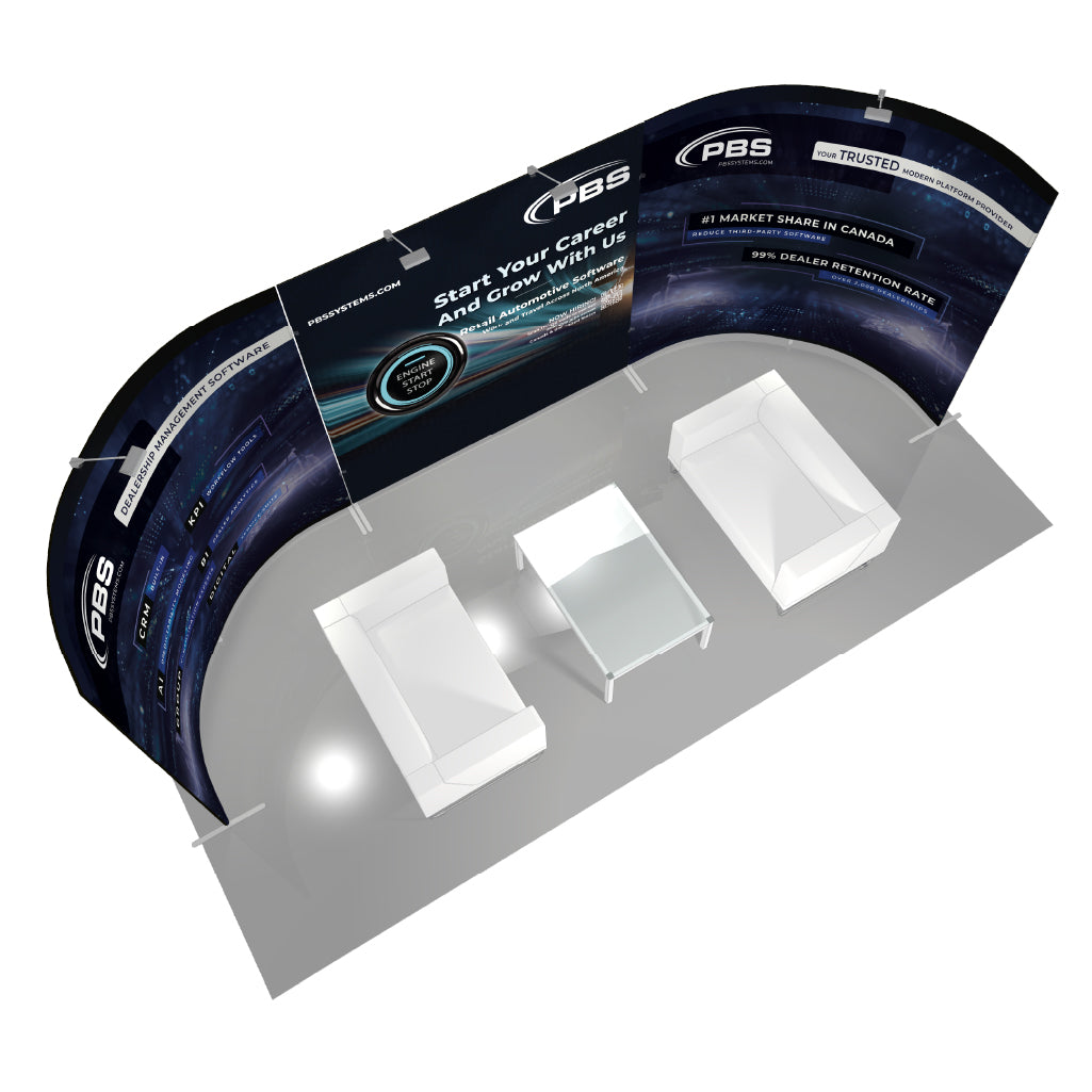 Contour Booth Solution (10&#39; x 20&#39;) - 15