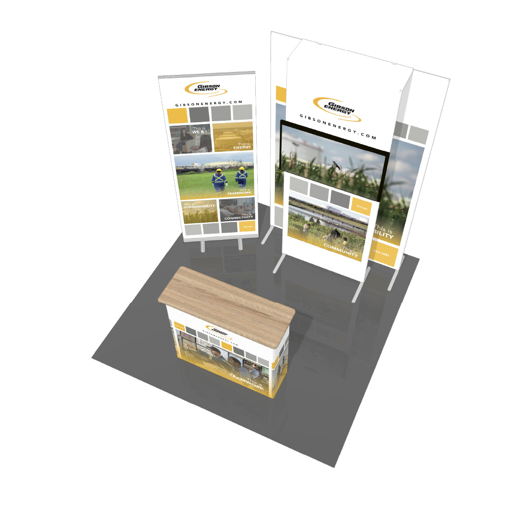 Contour Booth Solution (8&#39; x 8&#39;) - 01