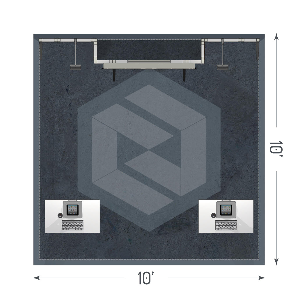 H-line Booth Solution (10' x 10') - 15