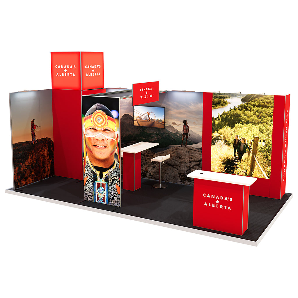 PanoLED Booth Solution (10&#39; x 20&#39;) - 01