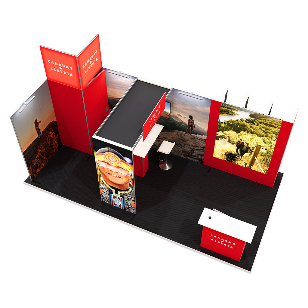 PanoLED Booth Solution (10&#39; x 20&#39;) - 01