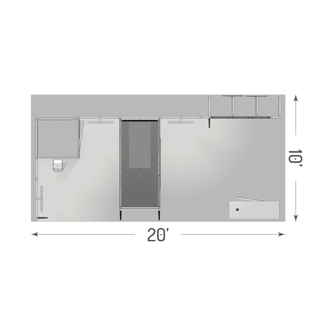 PanoLED Booth Solution (10&#39; x 20&#39;) - 01