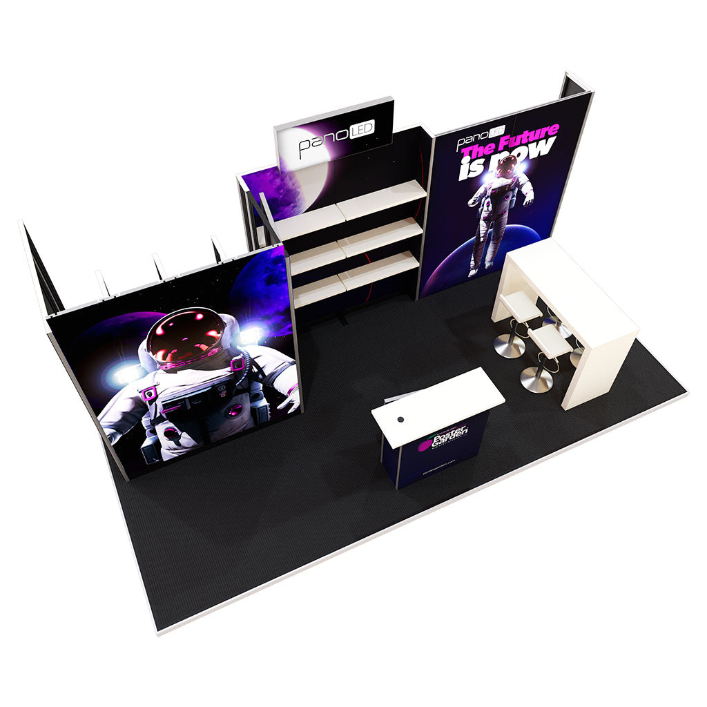 PanoLED Booth Solution (10&#39; x 20&#39;) - 03