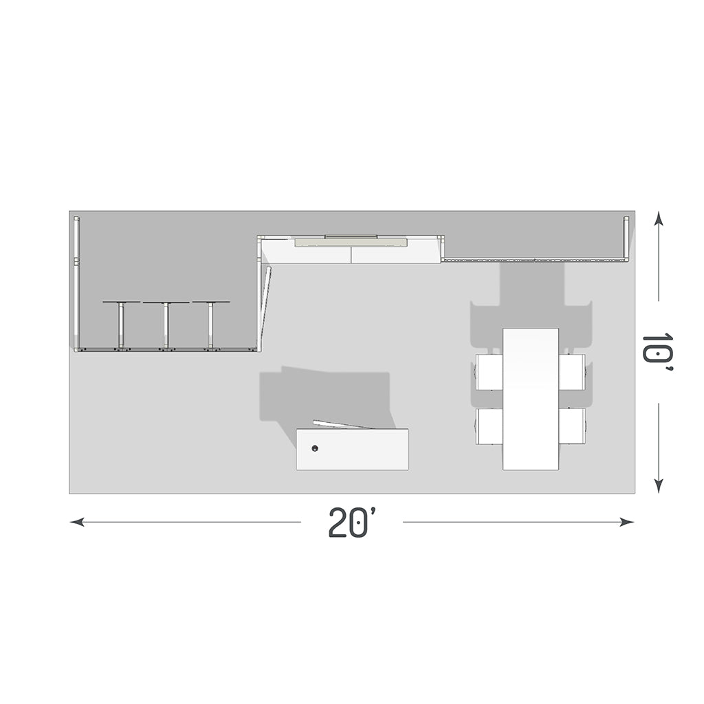 PanoLED Booth Solution (10&#39; x 20&#39;) - 03