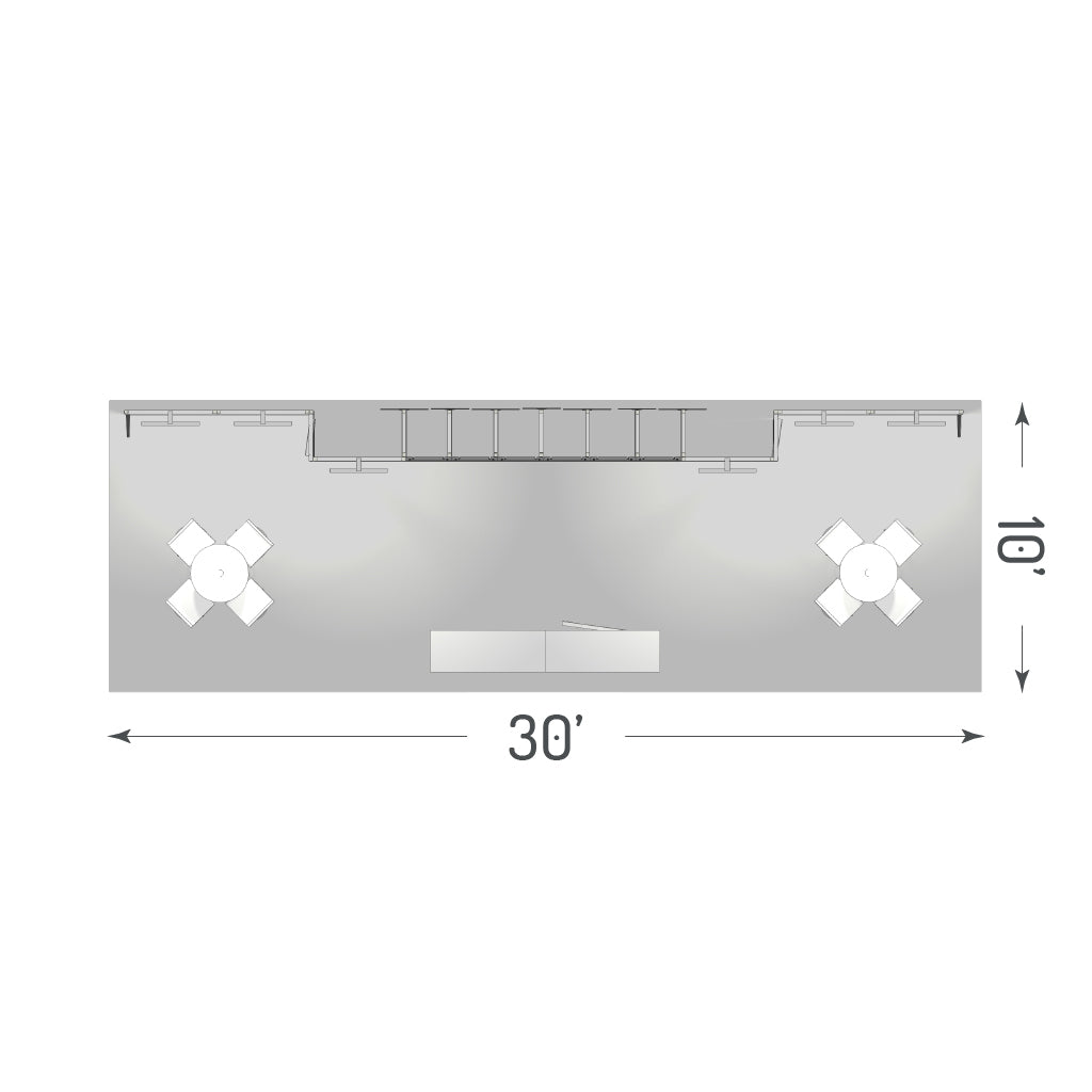 PanoLED Booth Solution (10&#39; x 30&#39;) - 02