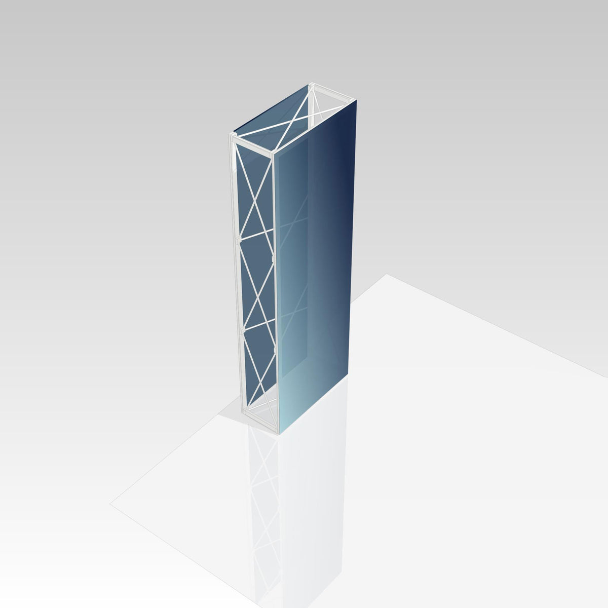 Xperience 2.5' x 8' Straight - Graphics