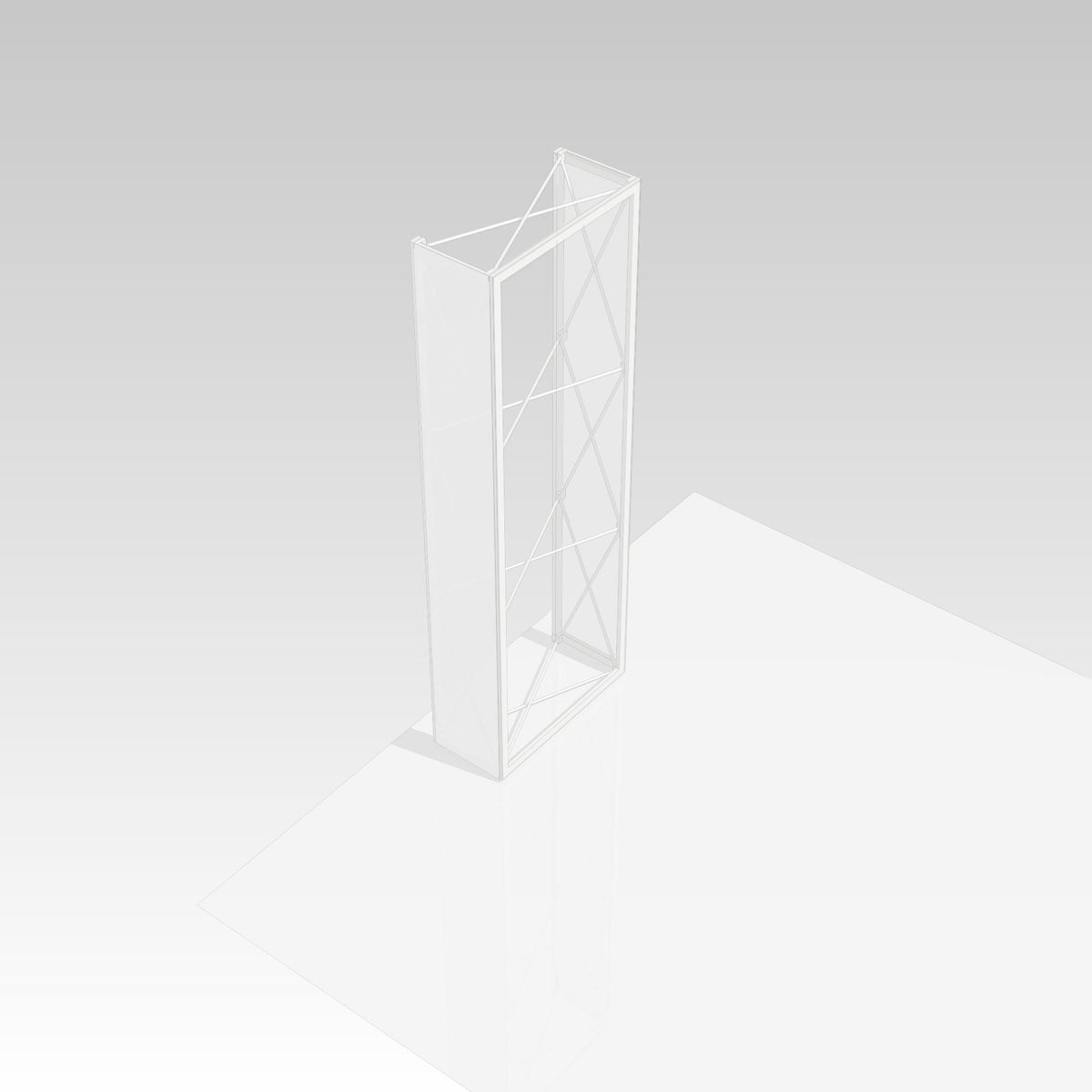 Xperience 2.5' x 8' Straight - Graphics