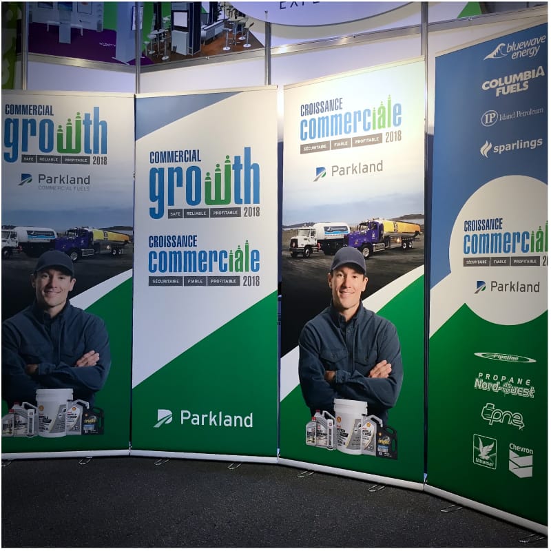 Set up quick with the classic Axis Retractable Banner Stand