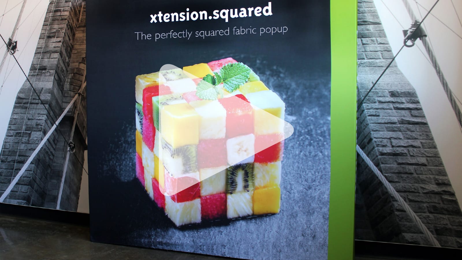 Xtension Fabric Pop-Up Display - Set-up in just 60 seconds, see for yourself