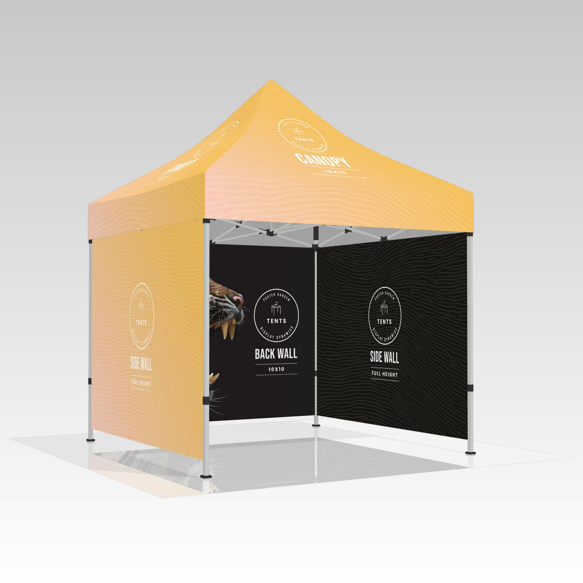 Tent 10&#39; x 10&#39; - Full Sidewall Kit