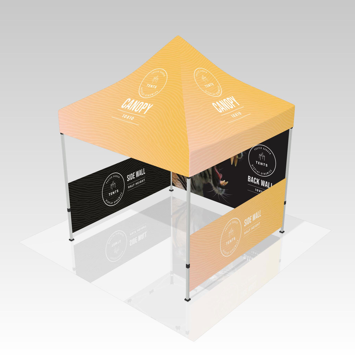 Tent 10&#39; x 10&#39; - Half Sidewall Kit