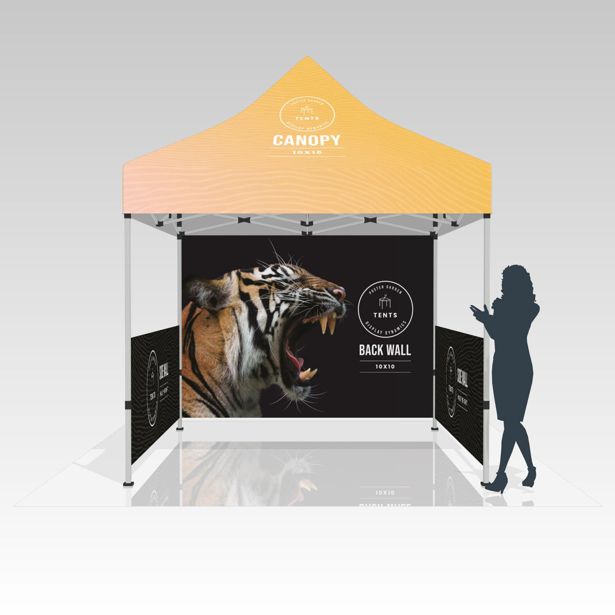 Tent 10&#39; x 10&#39; - Half Sidewall Kit