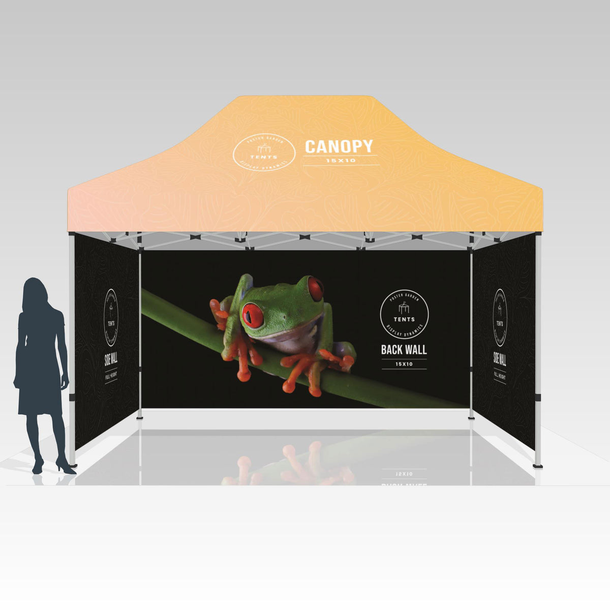 Tent 10&#39; x 15&#39; - Full Sidewall Kit