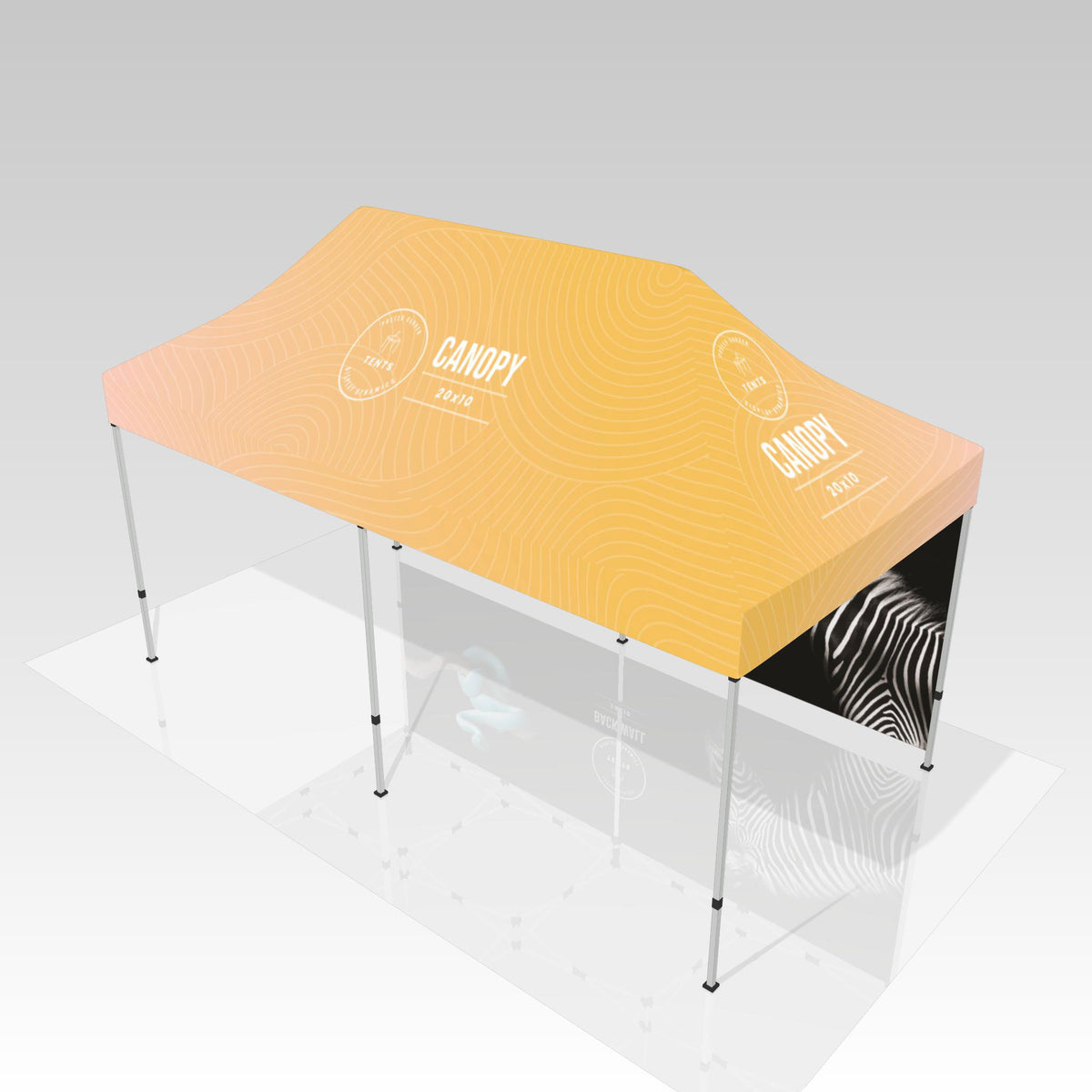 Tent 10&#39; x 20&#39; - Backwall Kit