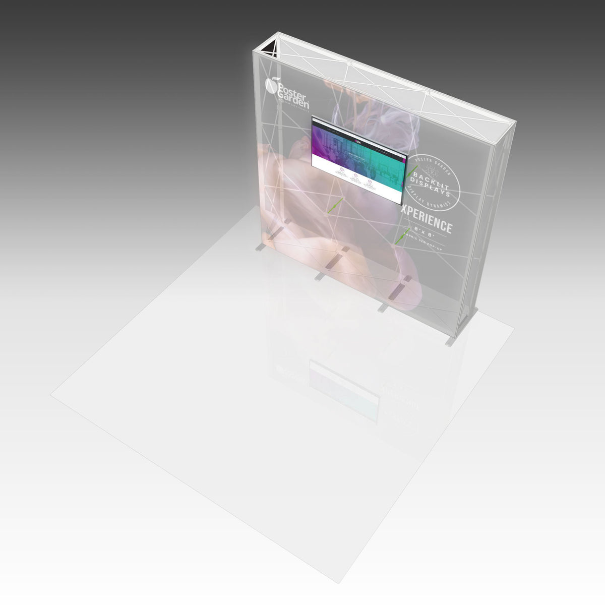 Xperience Backlit 8&#39; x 8&#39;