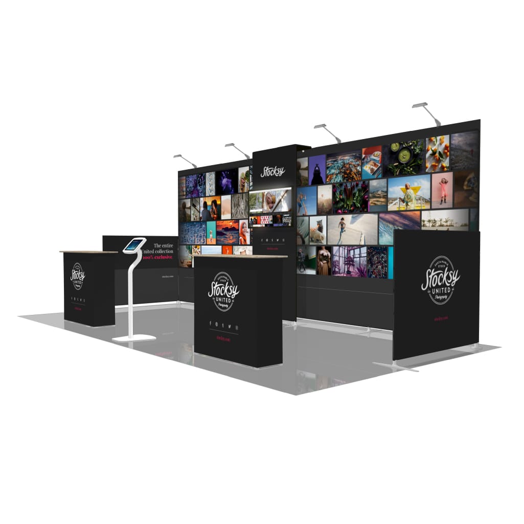 Contour Booth Solution (10&#39; x 20&#39;) - 02