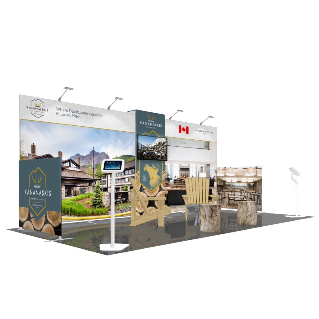 Contour Booth Solution (10&#39; x 20&#39;) - 03