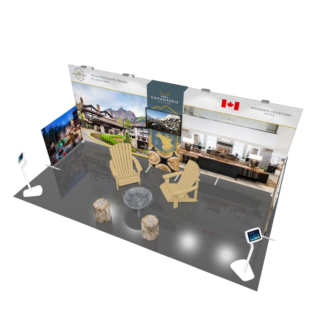 Contour Booth Solution (10&#39; x 20&#39;) - 03