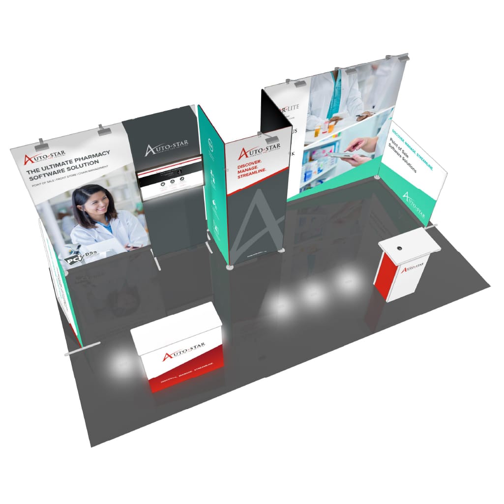 Contour Booth Solution (10&#39; x 20&#39;) - 08