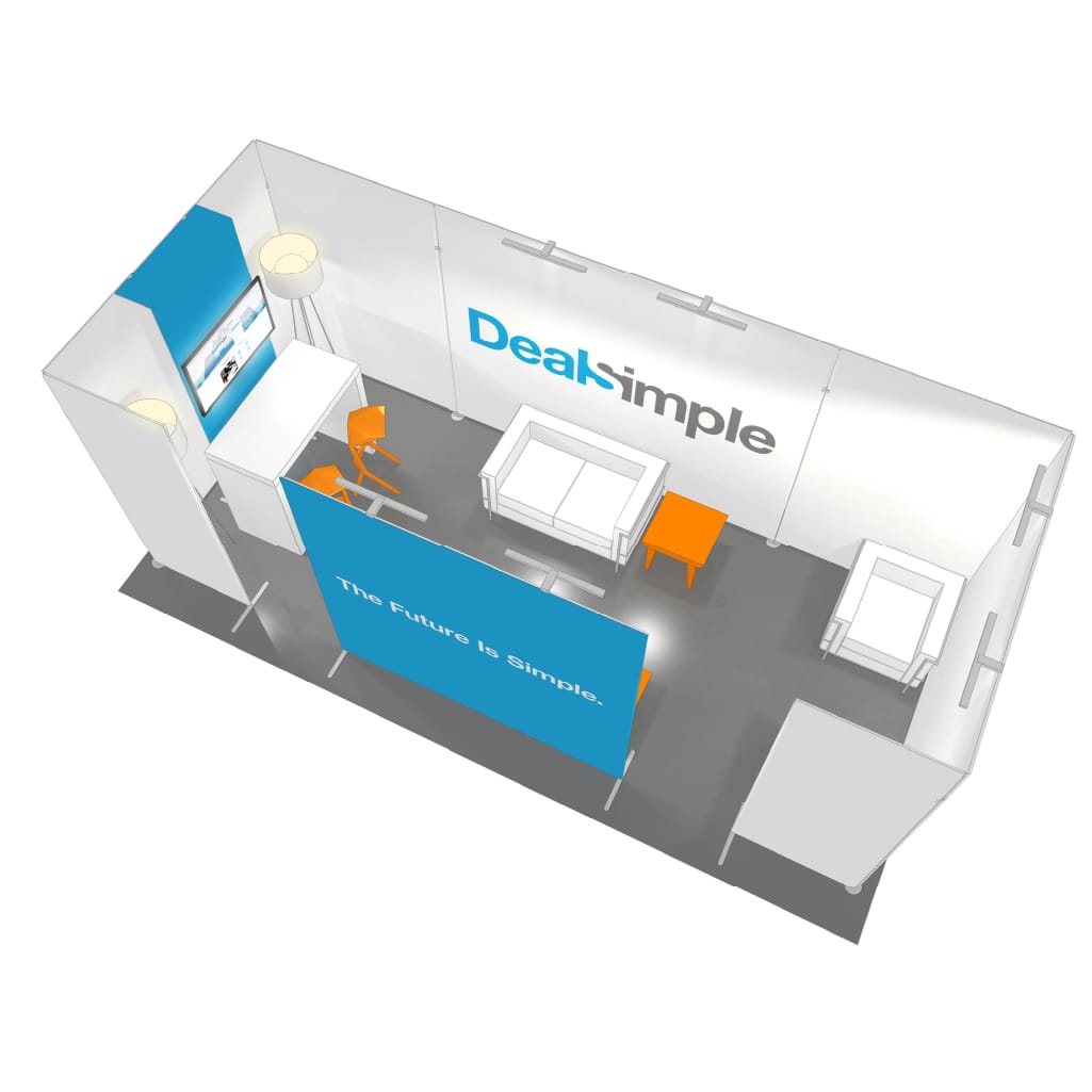 Contour Booth Solution (10&#39; x 20&#39;) - 09