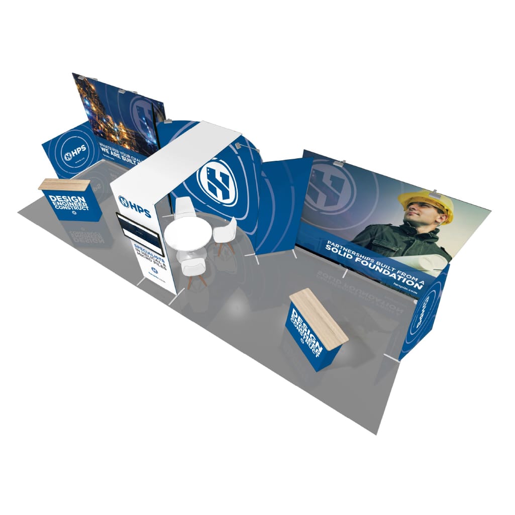 Contour Booth Solution (10&#39; x 30&#39;) - 02