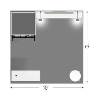 H-line Booth Solution (10' x 10') – 02