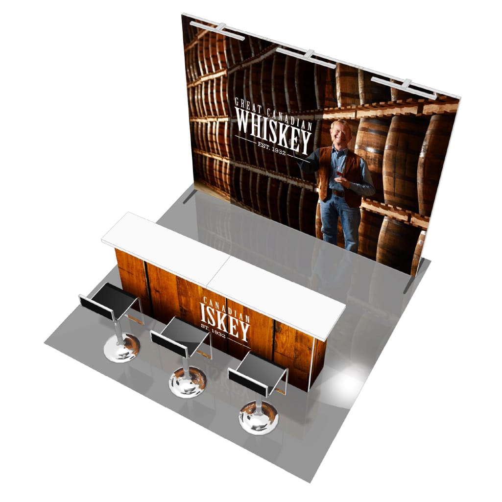 H-line Booth Solution (10&#39; x 10&#39;) - 03