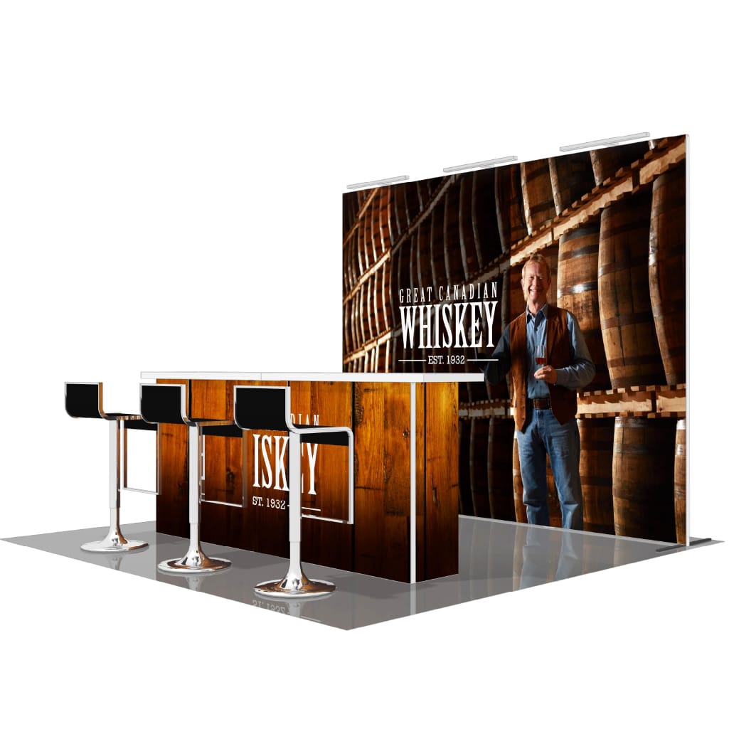 H-line Booth Solution (10&#39; x 10&#39;) - 03