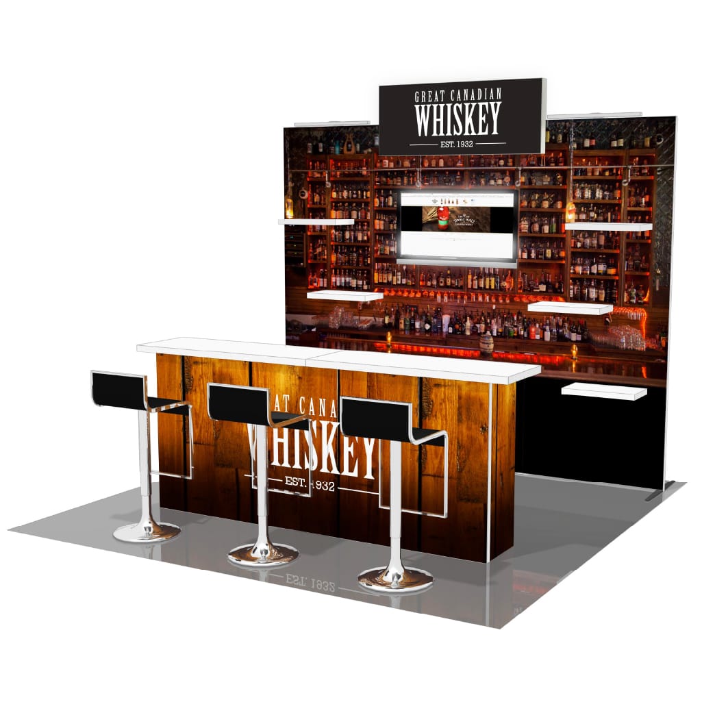 H-line Booth Solution (10&#39; x 10&#39;) - 04