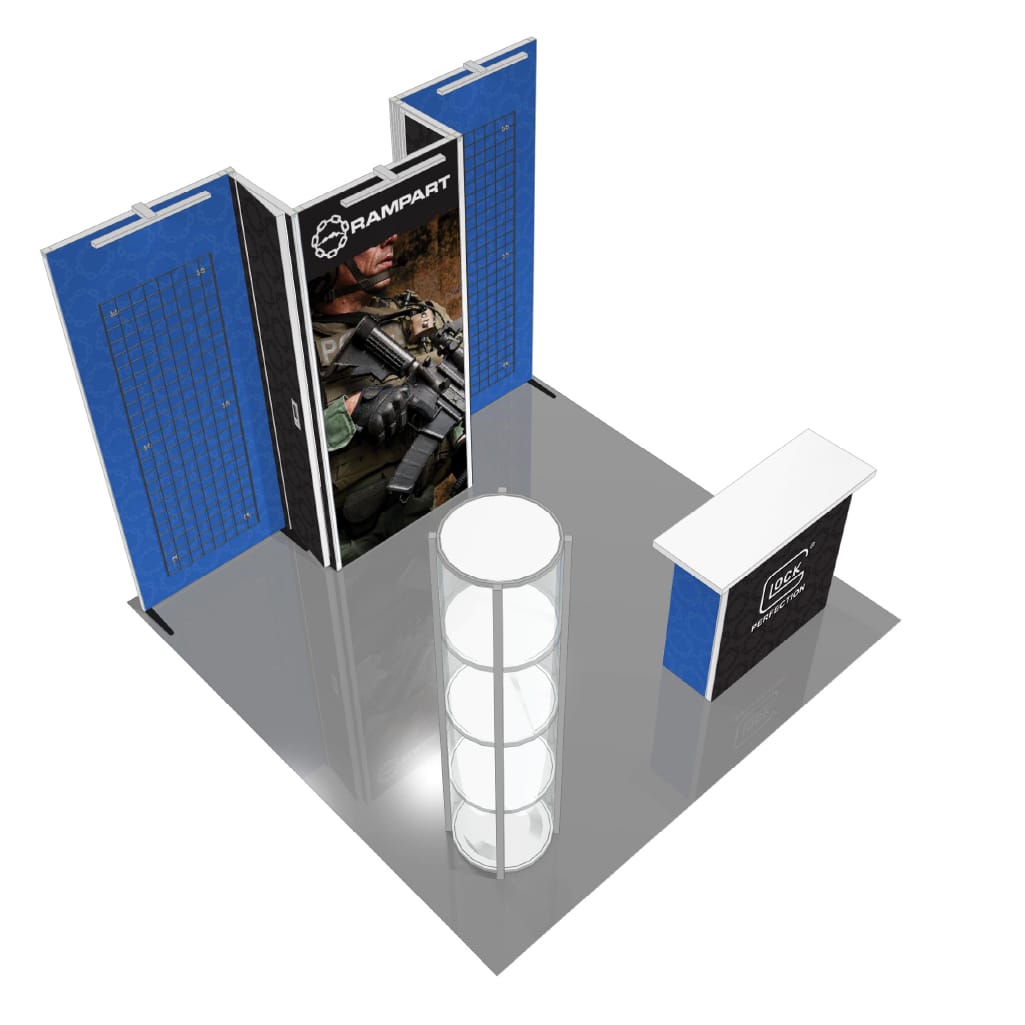H-line Booth Solution (10&#39; x 10&#39;) - 09