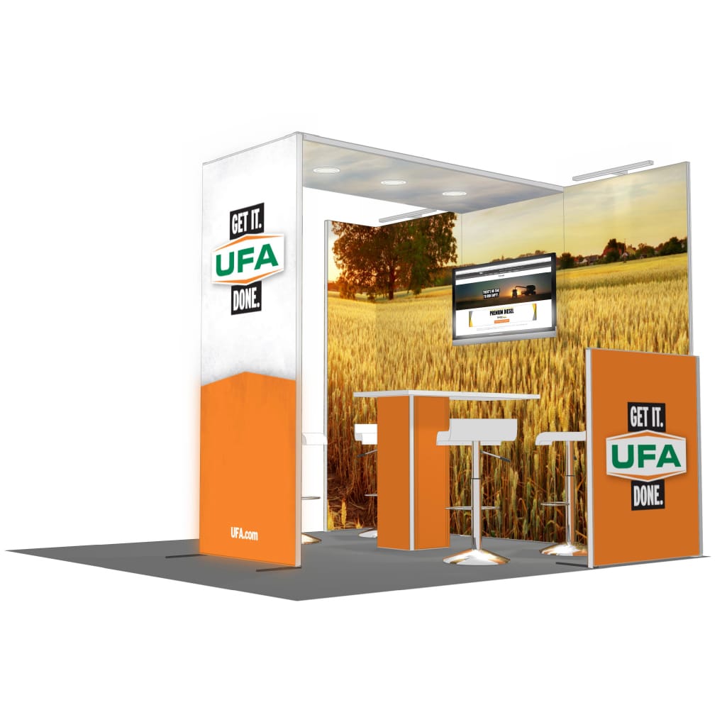 H-line Booth Solution (10&#39; x 10&#39;) - 10