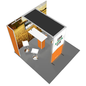 H-line Booth Solution (10' x 10') – 10