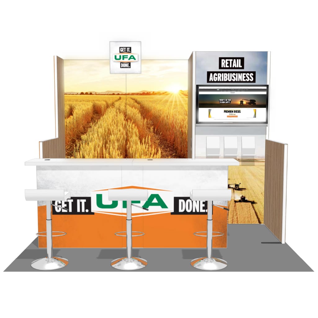 H-line Booth Solution (10&#39; x 10&#39;) - 12