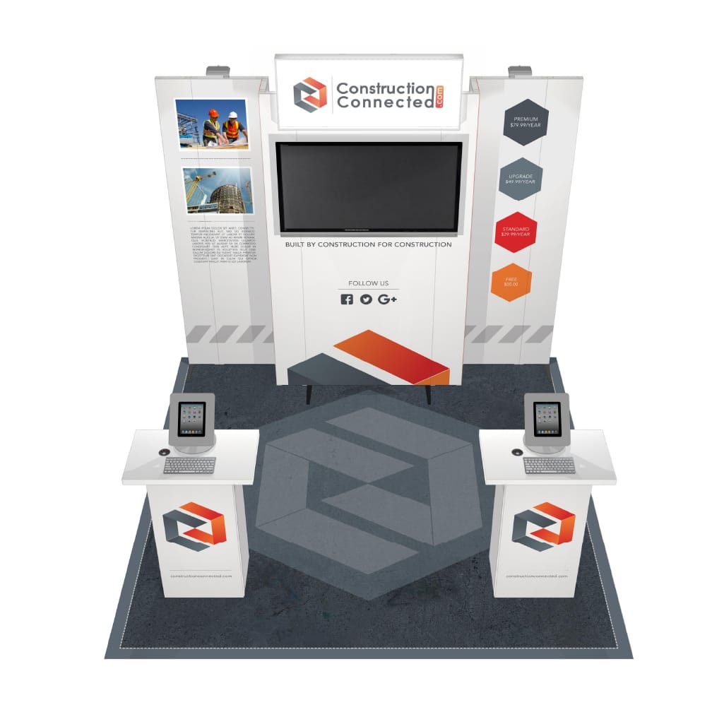 H-line Booth Solution (10&#39; x 10&#39;) - 15