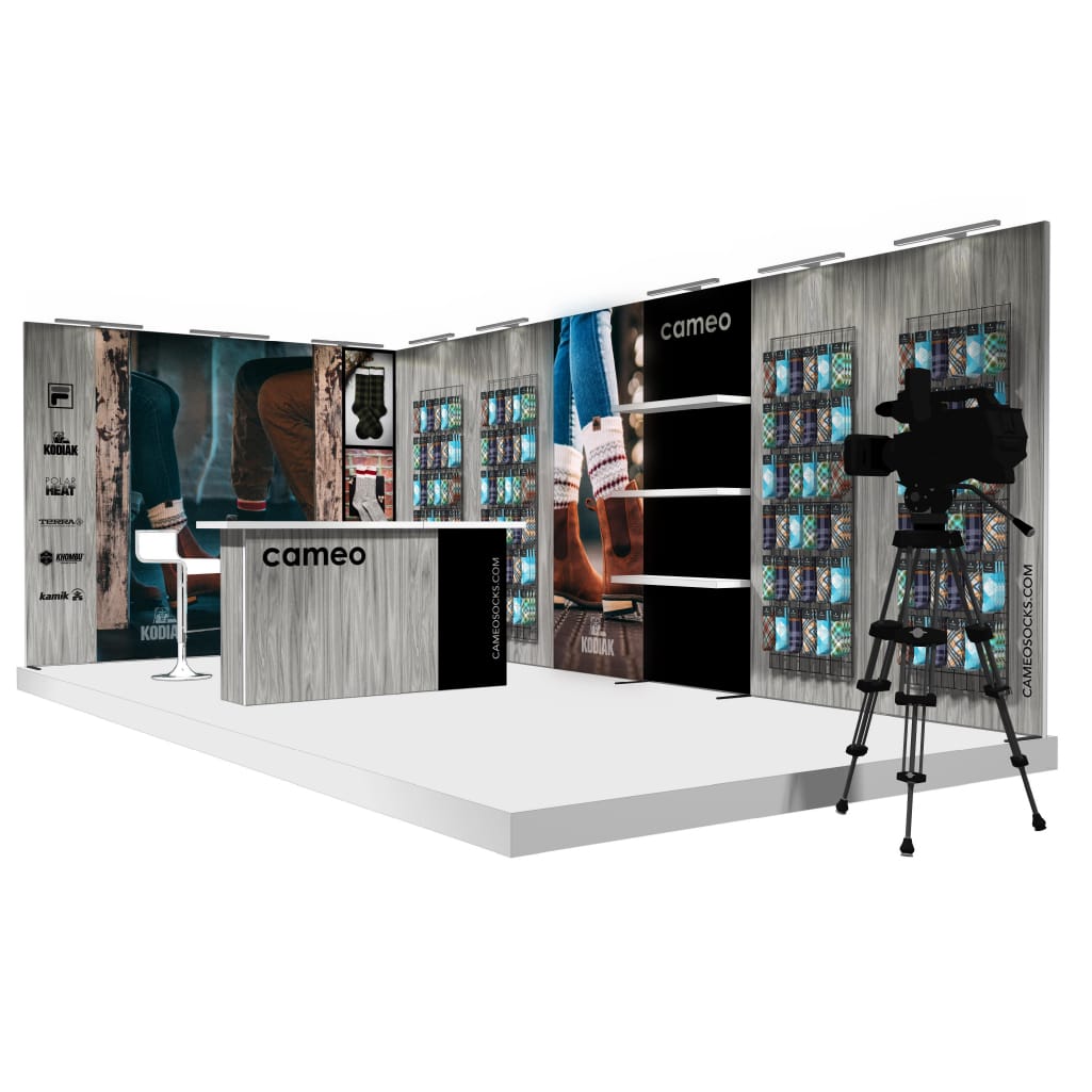 H-line Booth Solution (10&#39; x 20&#39;) - 02