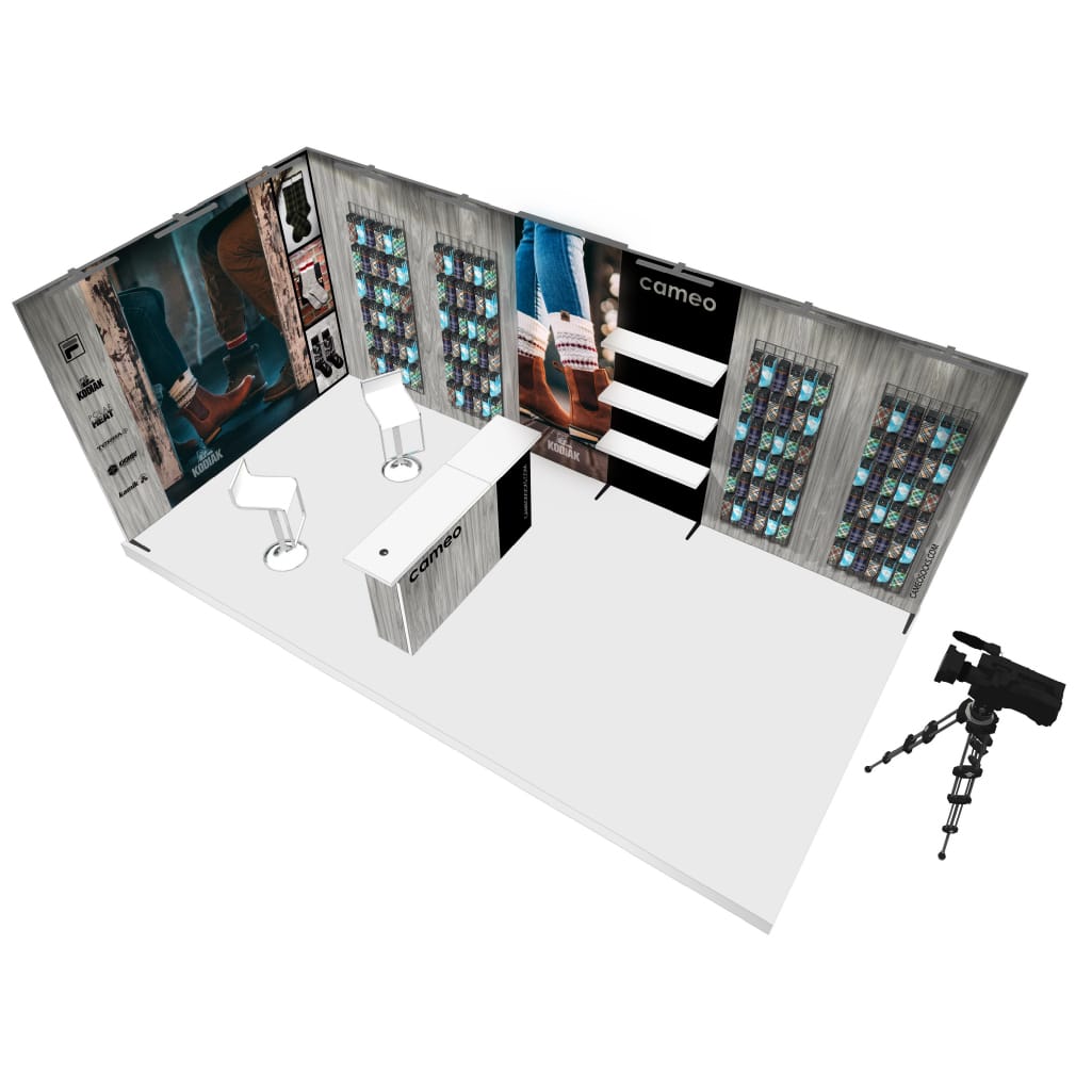H-line Booth Solution (10&#39; x 20&#39;) - 02