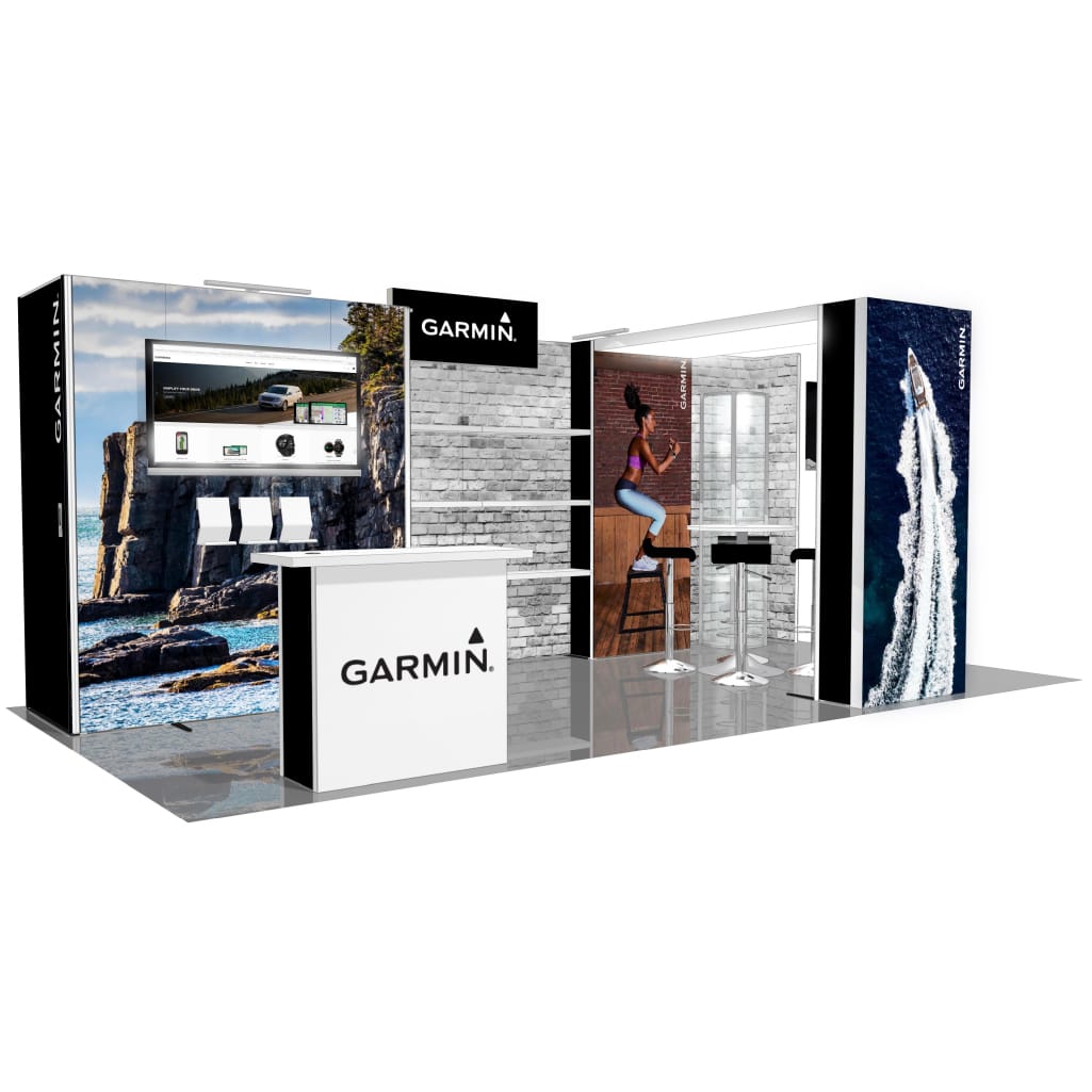 H-line Booth Solution (10&#39; x 20&#39;) - 03