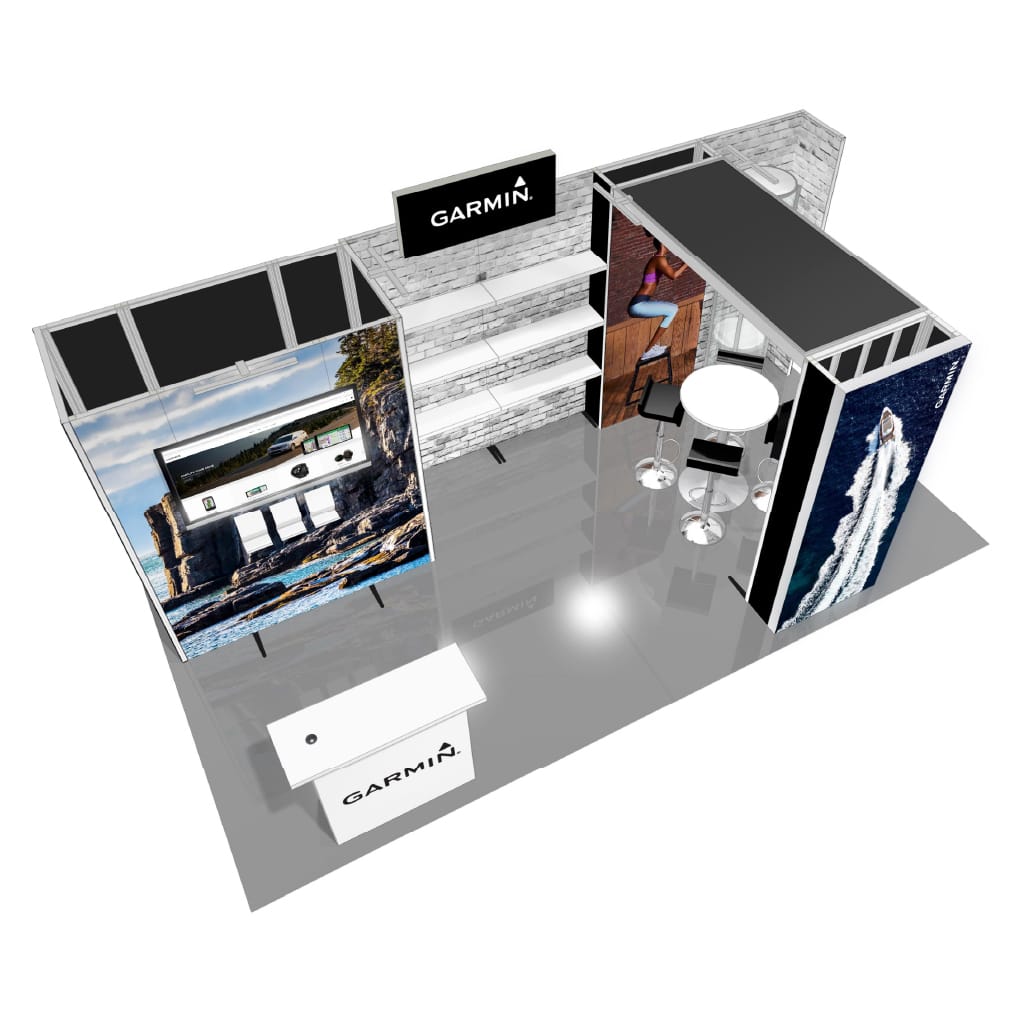 H-line Booth Solution (10&#39; x 20&#39;) - 03