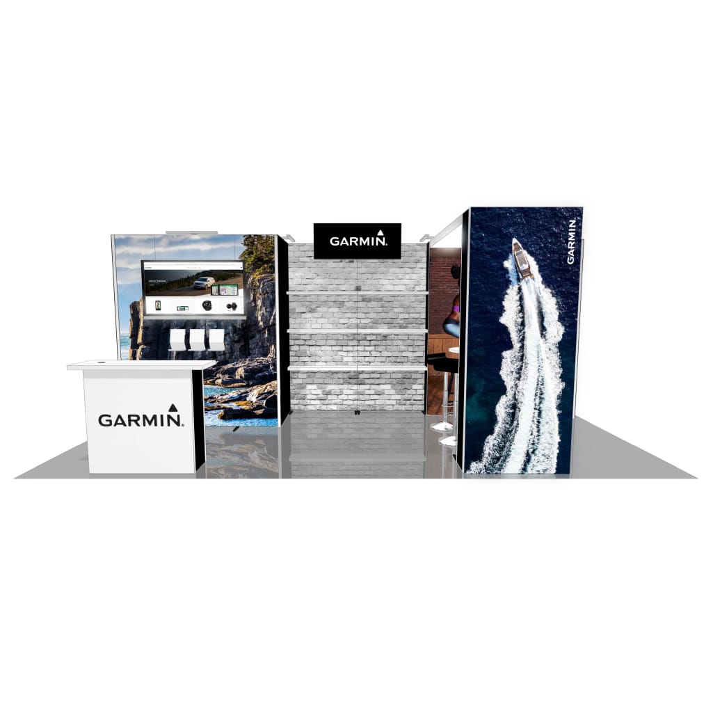 H-line Booth Solution (10&#39; x 20&#39;) - 03