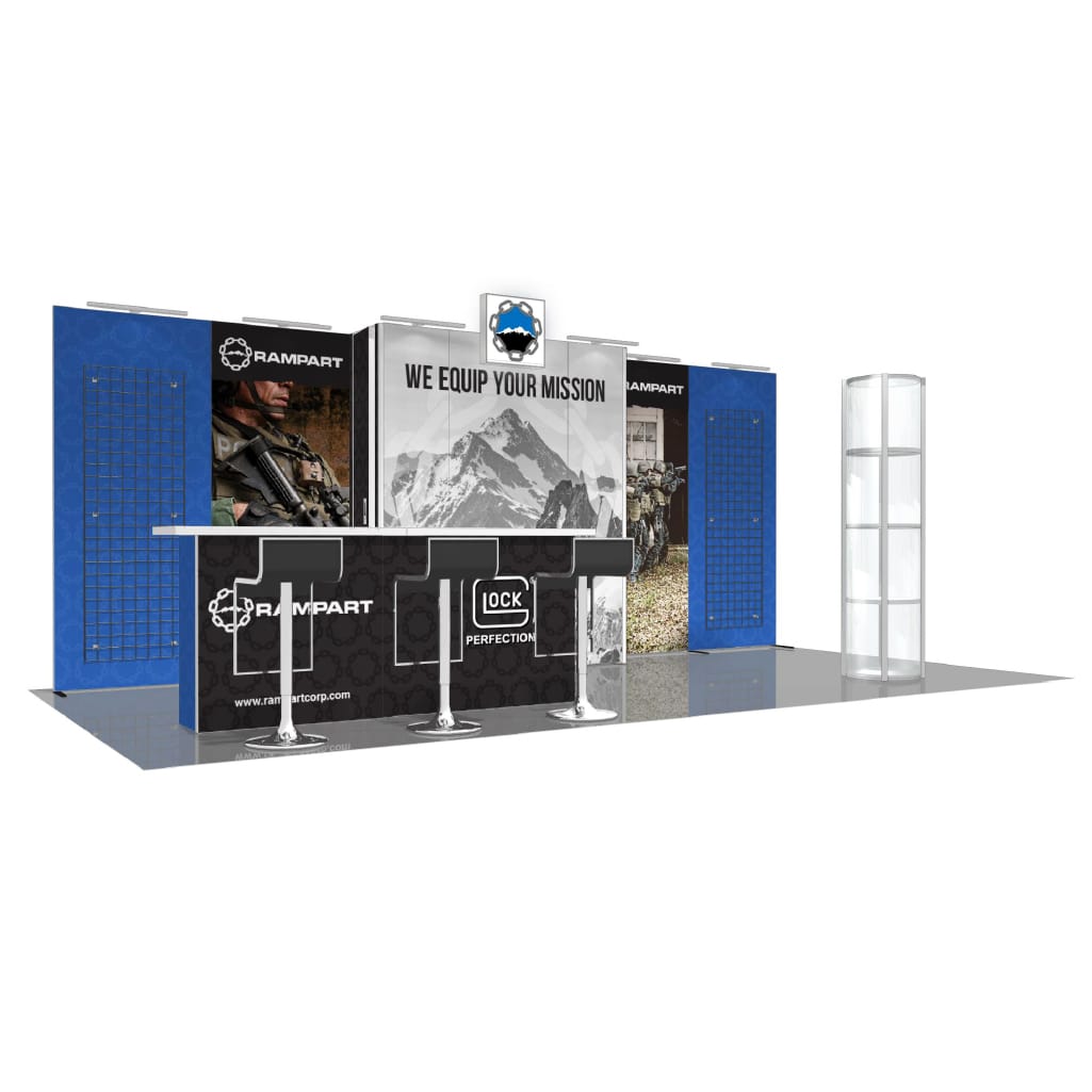 H-line Booth Solution (10&#39; x 20&#39;) - 07