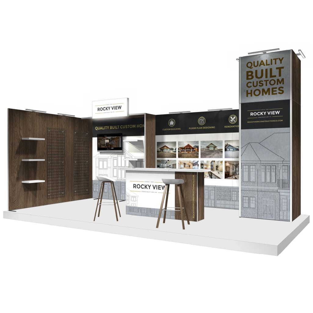 H-line Booth Solution (10&#39; x 20&#39;) - 08