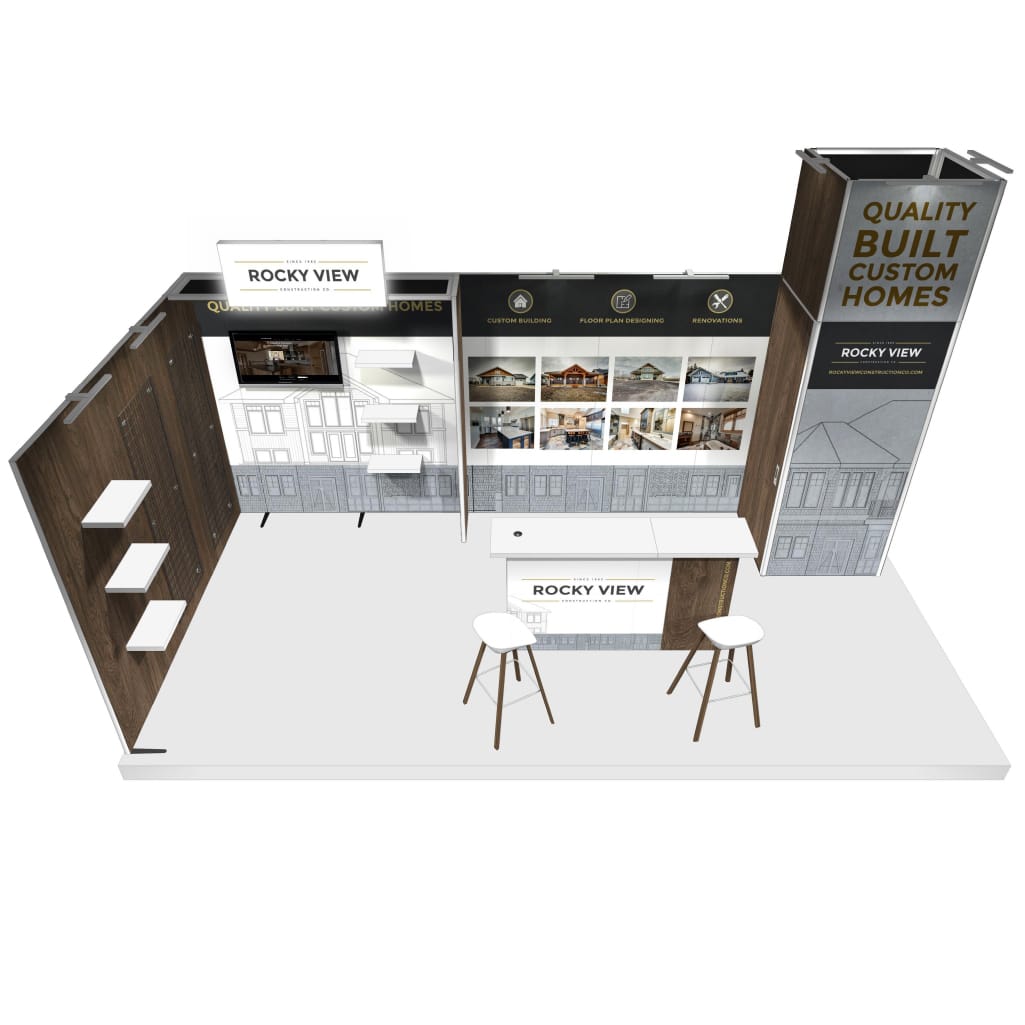 H-line Booth Solution (10&#39; x 20&#39;) - 08