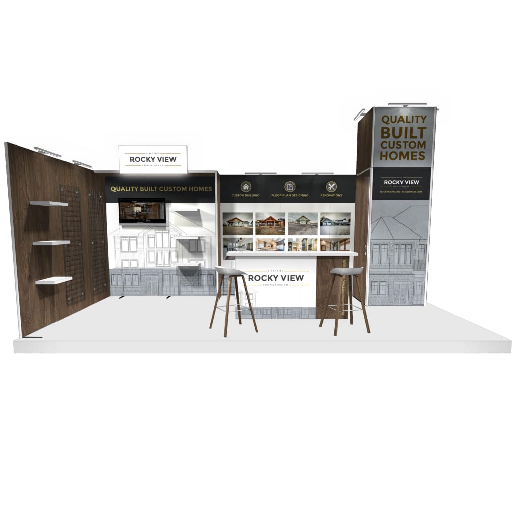 H-line Booth Solution (10&#39; x 20&#39;) - 08