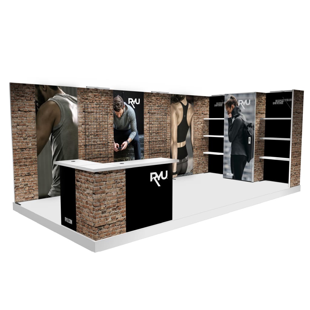 H-line Booth Solution (10&#39; x 20&#39;) - 09